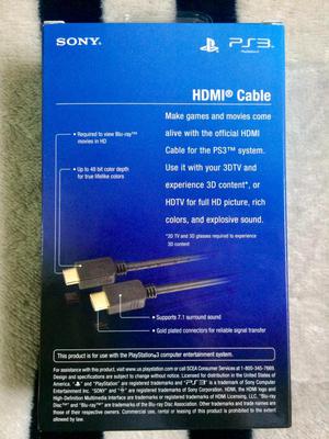 Remato Cable HDMI Nuevo PlayStation