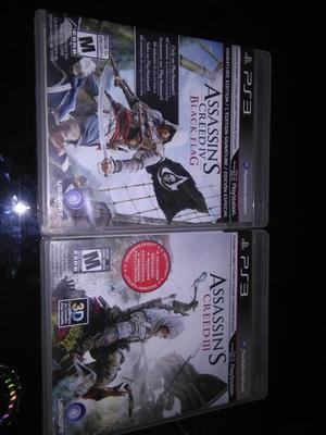 Vendo Assassin's Creed 3 Y 4 Seminuevos