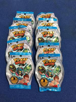30 Medallas YoKai Yokai Watch Serie 1 10 paquetes de 3
