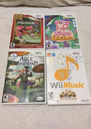 Cuatro Juego Originales Wii