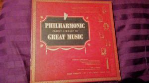 Philharmonic Family Library Of Great Music. 4 Discos En Caja