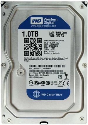 Disco duro Western Digital capacidad 1TB, SATA 6GB/s,