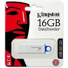 Memoria Usb Flash Kingston Datatraveler G4, 16gb, Usb 3.0/2.