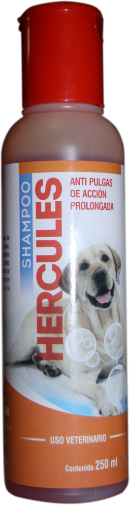 Shampoo hercules con fipronil frasco 250ml