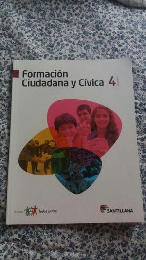 Vendo Libro Formación Ciudadana y Civica 4°sec
