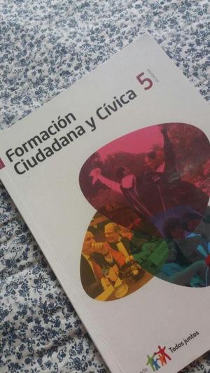 Vendo Libro Formación Ciudadana y Civica 5°sec