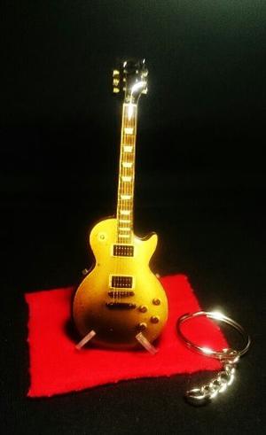 Guitarras Llaveros Gibson Les Paul Gold Slash Guns And Roses
