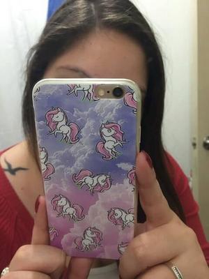 Case unicornio rosa para el iphone 6, 6s