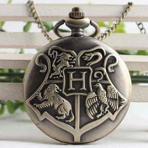 Pocket Watch Reloj Collar Bolsillo Hogwarts Harry Potter