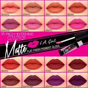 Labial Lipstick Matte La Girl Original 100