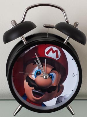 Reloj Despertador Estilo Vintage Mario Bros