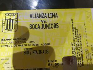 Alianza Lima Vs Boca Juniors, Sur, Copa Libertadores