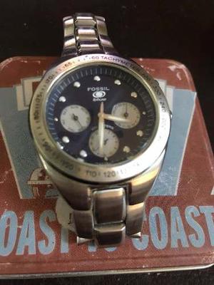 Fossil Blue Reloj De Hombre Material Stainless Silver 100m