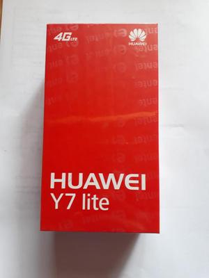 HUAWEI Y7 LITE NUEVO EN CAJA CON SUS ACCESORIOS FLASH