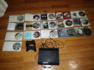 Vendo Ps 3 con 2 Mandos Y 16 Juegos