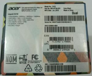Acer Liquid Z410, Ram 2 Gb, Rom 16 Gb