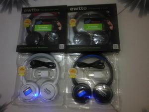 Auricular Ewtto Stereo Bluetooth No Cabl