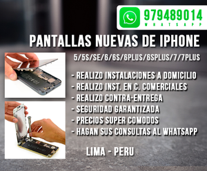Instalacion Pantalla Iphone 5 / 5s / 6 / 6s / 6 plus