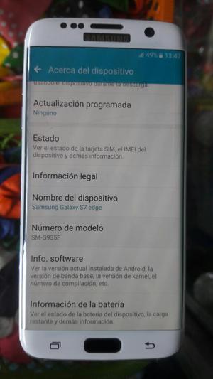 Samsung Galaxy S7 Edge con Detalle