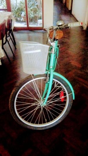 Bicicleta vintage para mujer