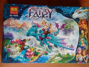 Fairy Dragon Azul 1 Figura Elf Fantasia Alternativo Lego