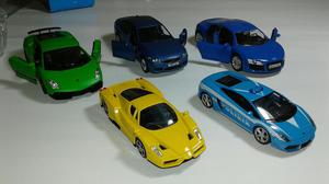 Lamborghini, Ferrari, Audi, Bmw a Escala