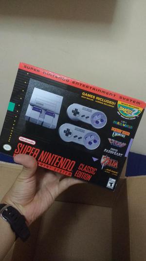 SUPER NINTENDO SNES MINI CLASSIC EDITION  NUEVO