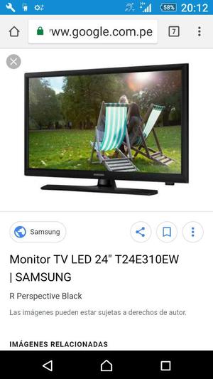 Televisor 24 Samsung Nuevo T24e310