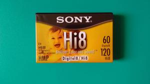 Video casette HI8 para filmadoras