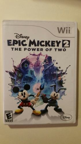 Wii Epic Mickey 2 Remato Impecable Como Nuevo