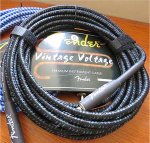 Cable Fender Vintage Voltage Color Negro