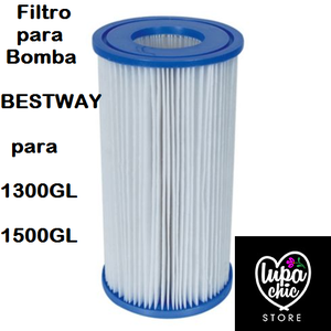 Cartucho Para Filtro 10.7x20.5cm Azulblanco Bestway gl