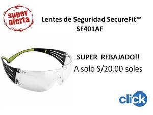 lentes de seguridad securefit 3M