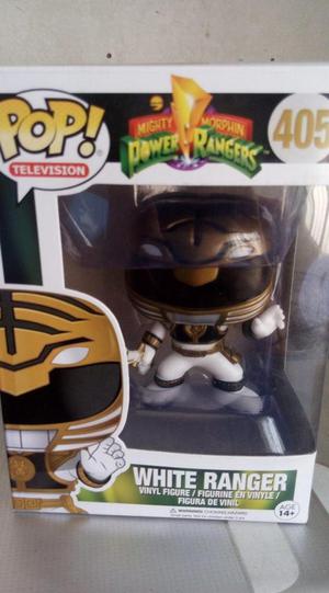 oferta funko pop power rangers white con detalle