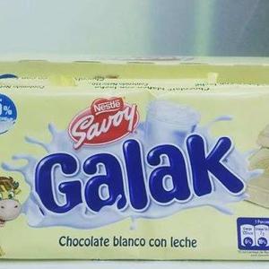 Chocolate blanco Galak de 130 gramos