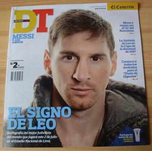 Revista Lionel Messi, DT El Comercio