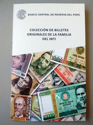 Álbum Colección Billetes Intis BCR