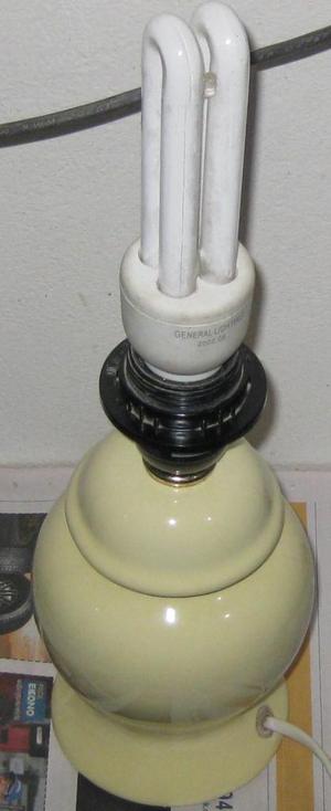 lámpara con pulsador para mesa de noche velador d14