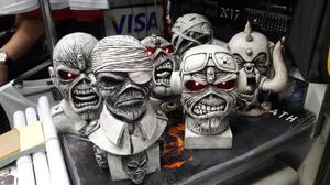 Cabezas Ceramica Iron Maiden Motorhead