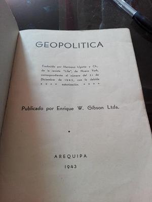 JOSÉ J. THORNDIKE GEOPOLÍTICA