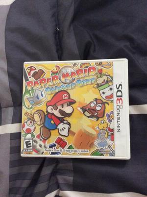 Paper Mario Sticker Star 3Ds Nintendo