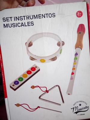 Set Instrumento Musicales Madera Juguete