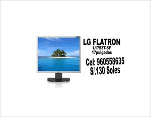 Vendo MONITOR LCD LG FLATRON LTSF de 17pulgadas