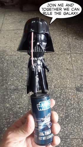 Darth Vader Star Wars Porta Caramelos Parlante