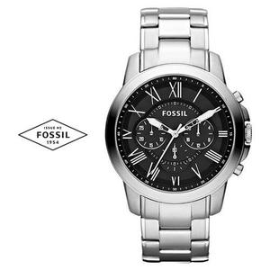 Reloj Fossil Acero Casual Elegante Negro Original Fs