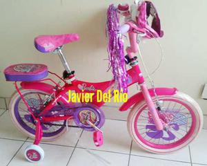 Bicicleta Barbie Escuadron Secreto Aro 16