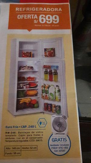 Refrigeradora Blanca Nueva