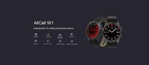 Allcall W1 3g Smartwatch Fone - Silver 16 Gb Rom 2gb Ram