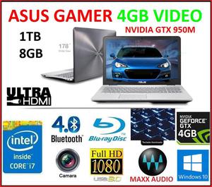 Asus N551jx Core Ighz Full hd, 4gb video.
