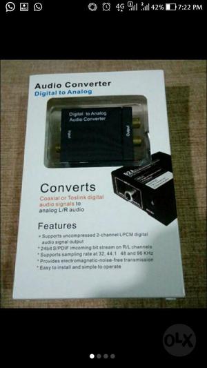 Convertidor Optico de Audio Digital